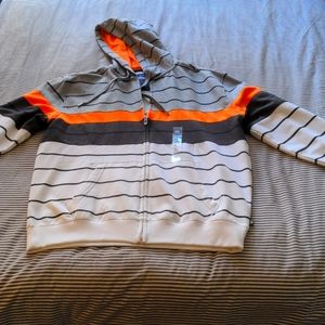Ecko Unltd Grey/Orange Hoodie XL